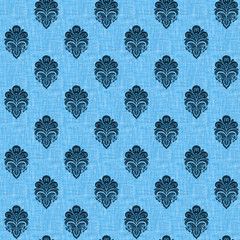 Abstract damask pattern with colorfull texture background for digital printing