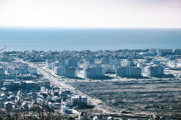 adler city by the sea top view