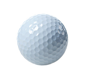 golf ball isolated on white