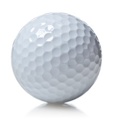golf ball isolated on white