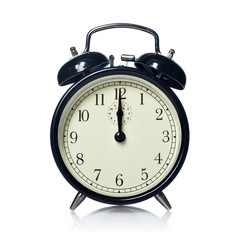 alarm clock isolated on white
