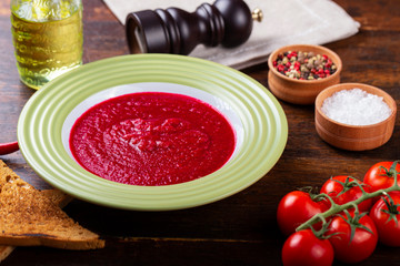 gazpacho soup for lunch