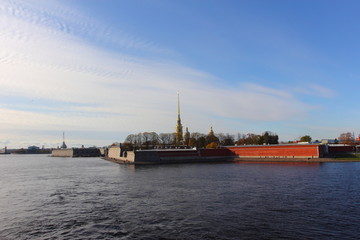 Autumn City Park of St. Petersburg
