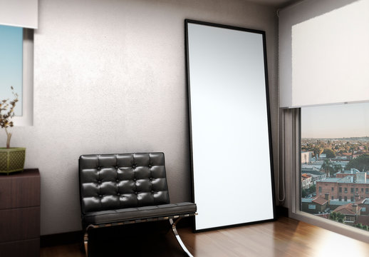 Office Waiting Room Mockup