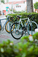 outdoor bike parking