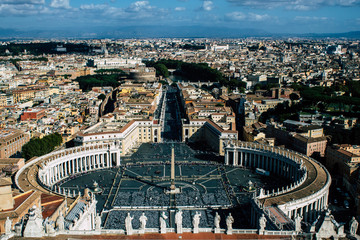 Cityscape of Rome in Italy