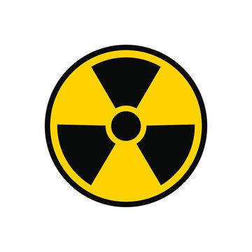 Radioactive Nuclear Danger Warning Logo Symbol