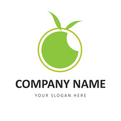 creative apple logo for company