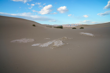 mesquite flat sand dunes in death valley national park in california, usa