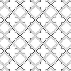 Fototapeta premium Abstract seamless pattern with abstract geometric style. Repeating sample figure and line. For fashion interiors design, wallpaper, textile industry