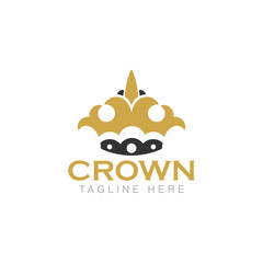 Obraz premium Crown Logo Design Vector