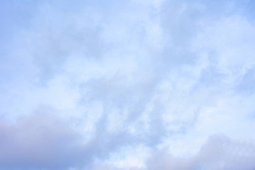 Obraz premium Abstract atmosphere background, blue sky with clouds, copy space