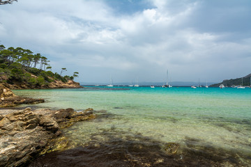 Beach of Notre Dame in Porquerolles