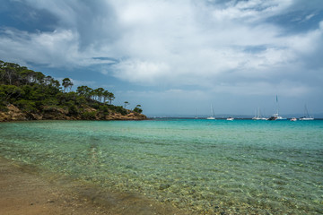 Beach of Notre Dame in Porquerolles