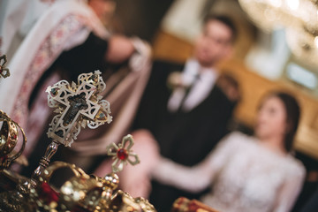 Wedding ceremony in church