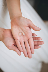 Wedding ring, engagement ring