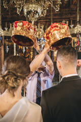 Wedding ceremony in church