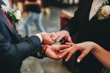 Rings at church