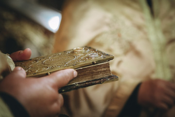The bible and wedding rings