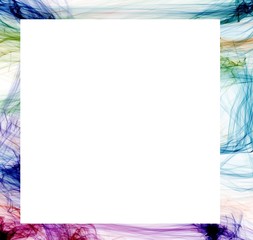abstract blue background with frame