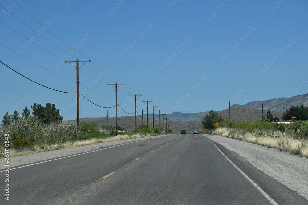 Wall mural road in the mountains