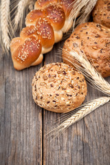 delicious pastries with whole grains