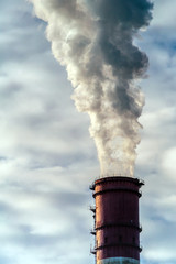 Chimney top and sky