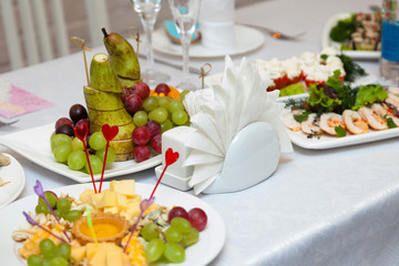 table setting for a dinner