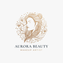 beauty women illustration logo design