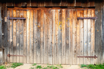 old wooden door