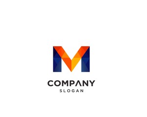Letter M Creative Modern Logo Design Template