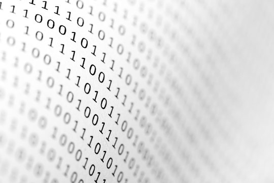 binary code abstract background