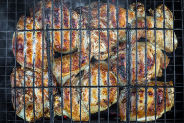 chicken kebab grilled meat