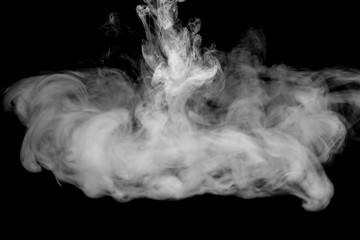 white smoke on a black background
abstraction