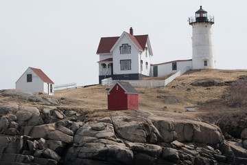 Fototapeta na wymiar New England lighthouse