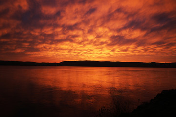 Sonnenuntergang am Bodensee