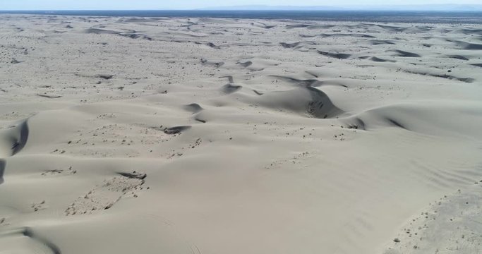 Sand dunes at North Algodones dunes carving beautiful shapes into the sand