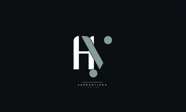 HY Letter Logo Alphabet Design Icon Vector Symbol