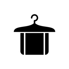 Laundry glyph icon design vector. Laundry business vector illustration.