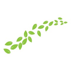 leaf illustration logo vector