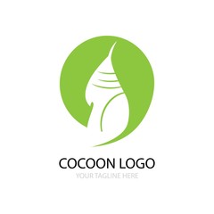 Fototapeta premium cocoon logo vector design