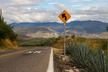 Carretera en Oaxaca