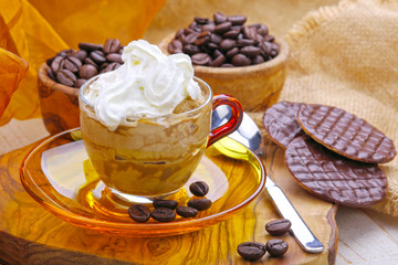 Crema di caffè con panna