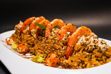 shrimp and rice