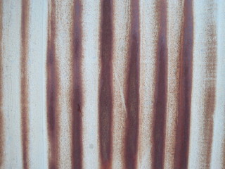 
rusted galvanized iron wall