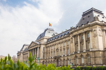 Fototapeta premium royal palace in brussels belgium