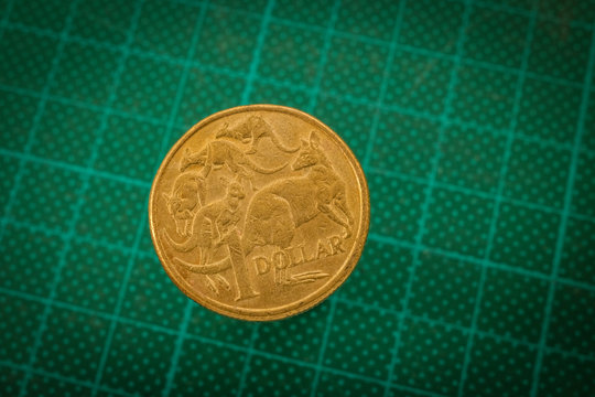 An Australian One Dollar Coin