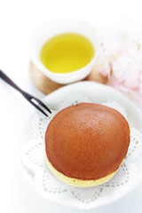 Japanese confectionery, Dorayaki sweet pancake sandwich