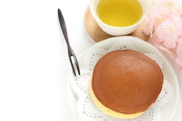 Japanese confectionery, Dorayaki sweet pancake sandwich