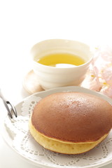 Japanese confectionery, Dorayaki sweet pancake sandwich